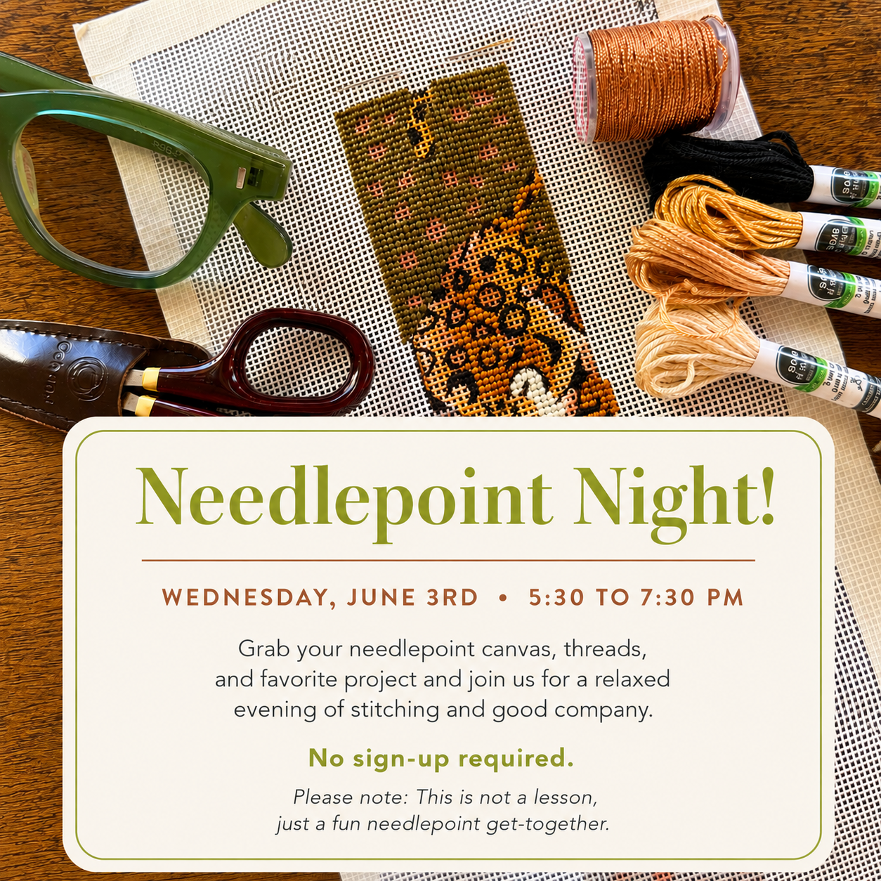 Needlepoint Night