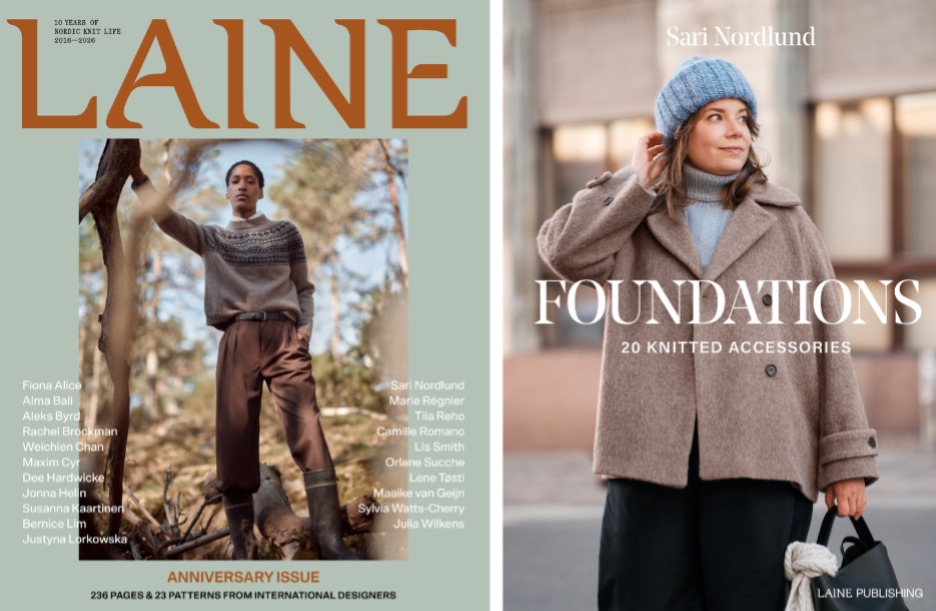Laine publications and yarn